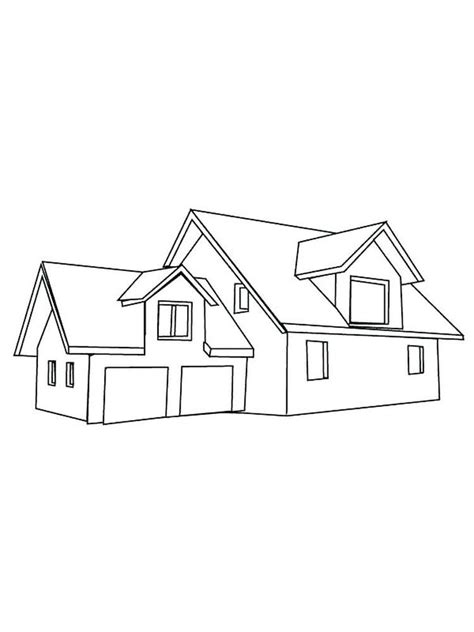 house coloring pages momjunction    collection  house