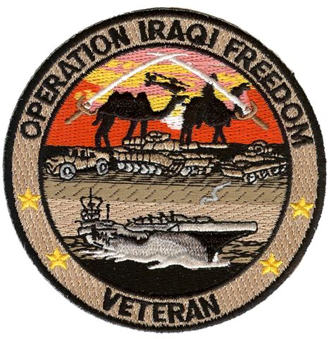 operation iraqi freedom embroidery patch charleston promotion