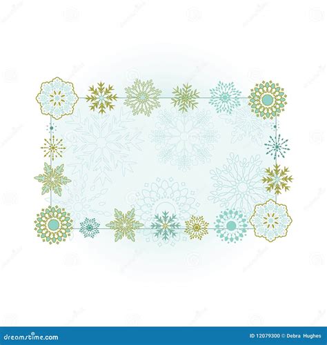 snowflake banner  stock vector illustration  cold