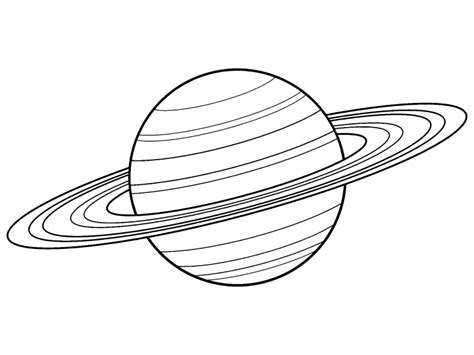 saturn coloring page coloring pages