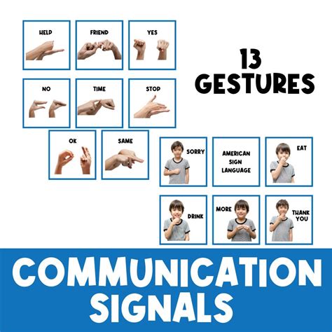 asl hand gestures hand signs sign language flashcards communication