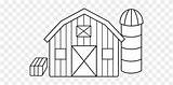 Barn Outline Clip Coloring Pages Cliparts Clipart sketch template