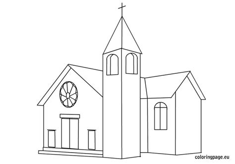 buildings coloring page