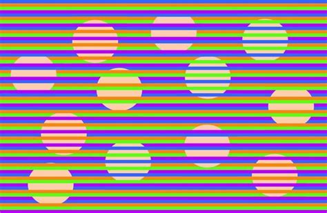 What Colour Circles Do You See The Optical Illusion That