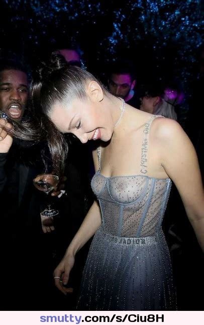 Bella Hadid See Through At Dior Ball In Paris 2