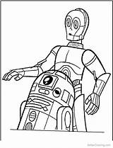 C3po Coloring Wars Star Pages Starwars Printable Kids Color Colouring Lego Simple R2 Book Fun 3po Print Getcolorings Colorings sketch template