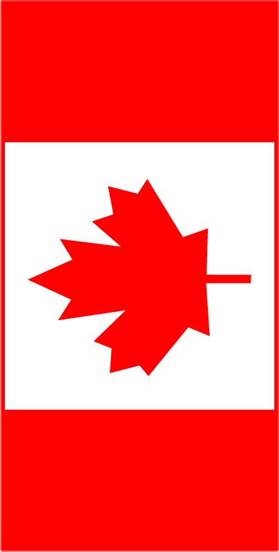canada maple leaf flag window graphic  printable