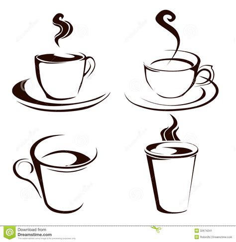 coffee cup outline clipart clipground