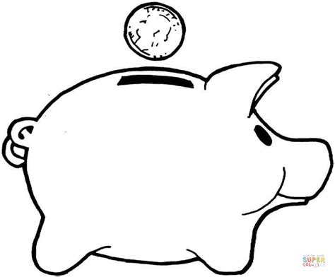 saving money coloring page  printable coloring pages