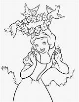 Mewarnai Putri Salju Baju Kartun sketch template