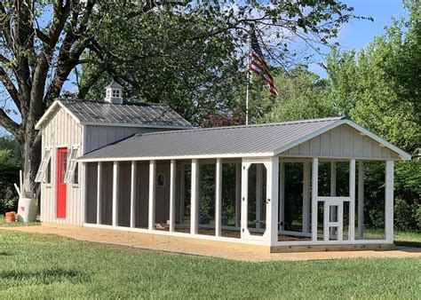 biggest walk  custom chicken coop  storage