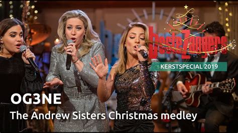 ogne  andrew sisters christmas medley beste zangers kerstspecial andrews sisters