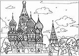 Russia sketch template