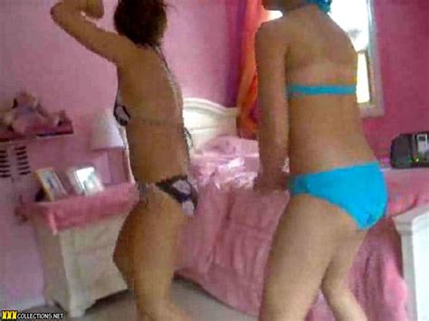 2 cute teens in bikinis dancing to big butts video download