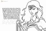 Wonder Woman Coloring Pages Printable Raskrasil sketch template