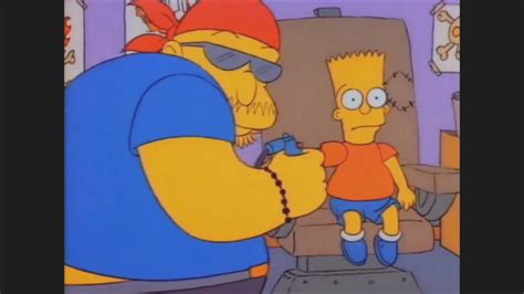 Bart Gets A Tattoo The Simpsons Youtube