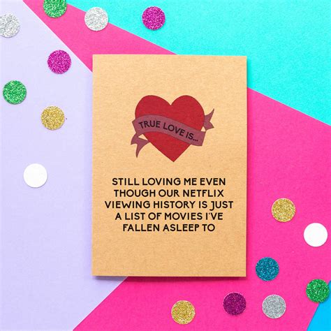 Funny Valentine S Day Card Netflix History By Bettie Confetti