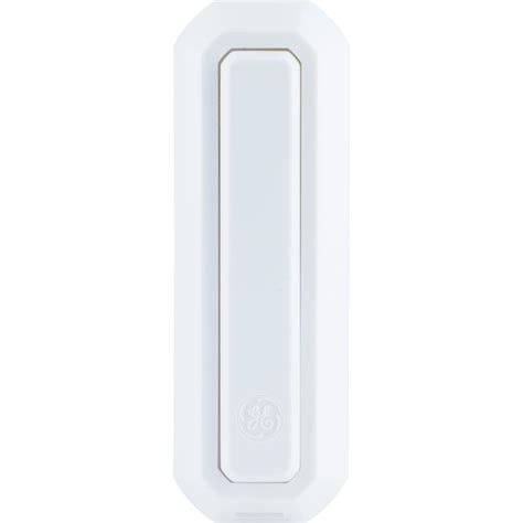 ge direct wired door bell push button white   home depot