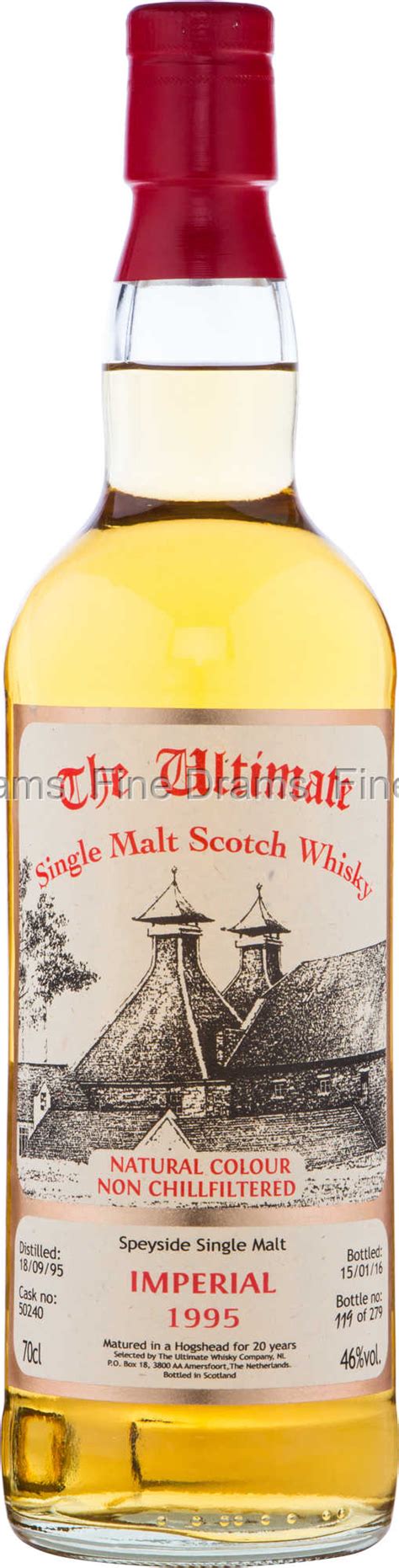 imperial  year   cask   ultimate whisky company fine drams