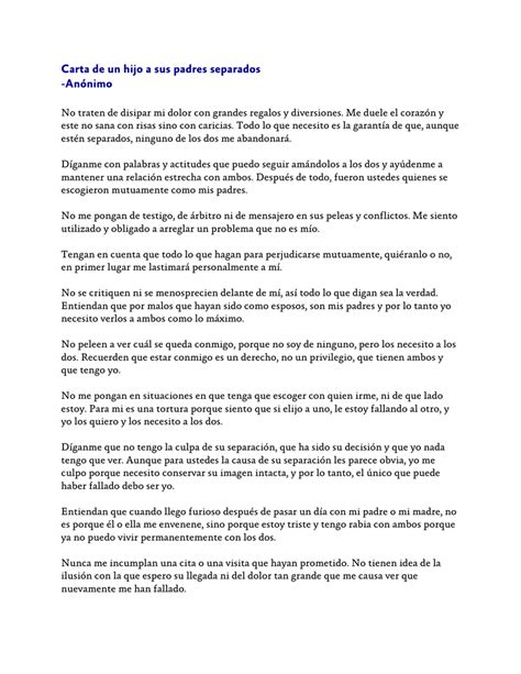 reflexiones carta de una madre a su hijo compartir carta