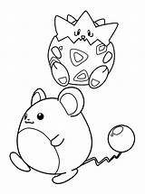 Coloring Pages Pokemon Togetic Template sketch template