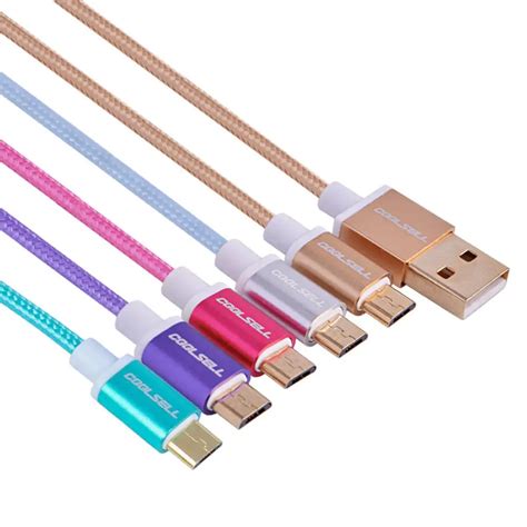 pcslot cm ftcm ft micro usb cable fast charging  data sync cords  samsung  lg