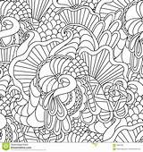 Coloring Pages Adults Nature Decorative Curl Seamless Vector Hand Sketchy Ornamental Doodle Drawn Pattern 89kb 1300 sketch template