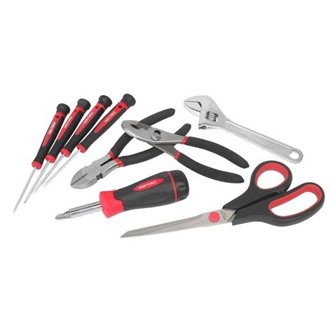 task force  piece household tool set   household tool sets department  lowescom