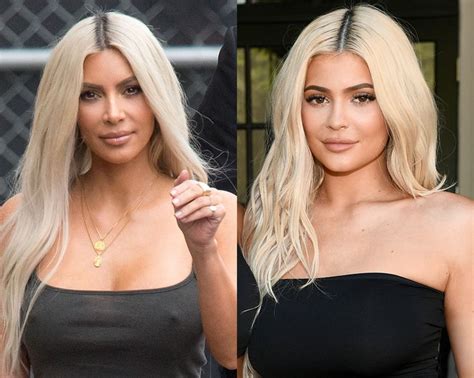 Kim Kardashian And Kylie Jenners Best Look Alike Photos Kim Kardashian