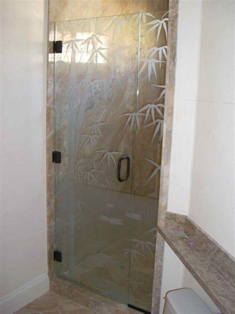 bmbo frmls glass shower doors etched glass asian decor