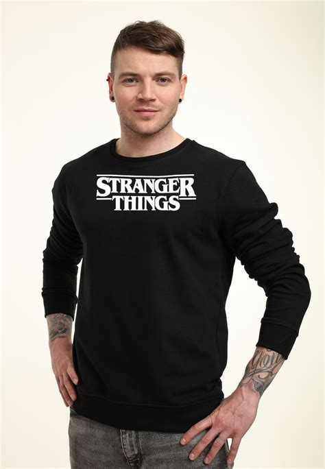 henry tiger stranger things sweatshirt black zalando de