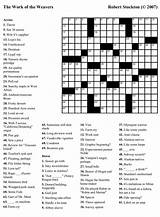 Printable Puzzles Crossword Joseph Thomas Crosswords Seniors Easy Coloring Print Large Source sketch template