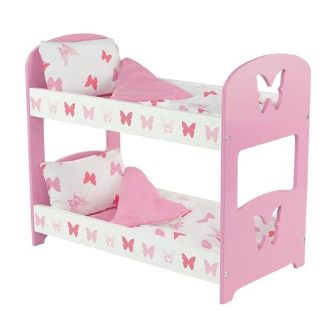 emily rose doll bed   doll bunk bed furniture  butterfly