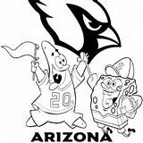 Cardinals Arizona Coloring Pages Getcolorings sketch template