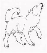Wolf Howling Coloring Pages Pup Moon Dog Drawing Pups Froger Inked Color Getdrawings Getcolorings Printable Colorin Deviantart sketch template