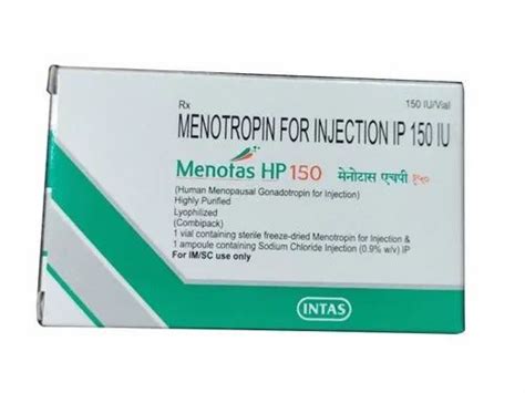 menotas hp  iu injection packaging size  vial  rs box  bengaluru