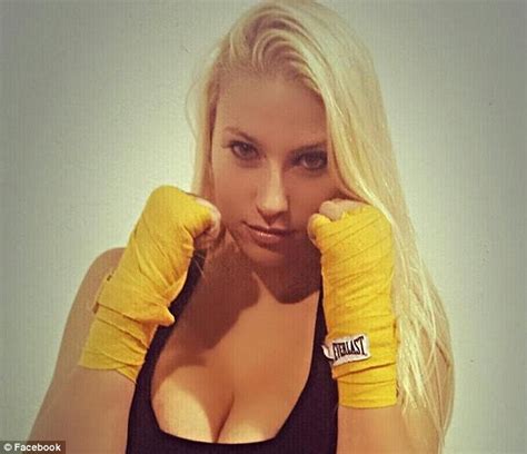 mma fighter complains that her breasts are holding her back daily mail online
