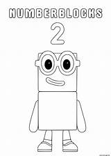 Numberblocks Coloriage Dessin Imprimer sketch template