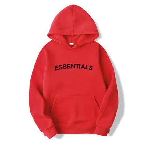 essentials red hoodie essentialshoods
