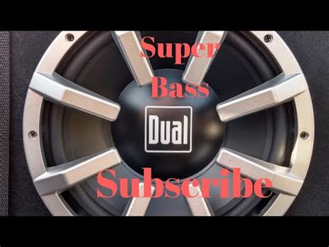 install  dual tbxa subwoofer   car youtube