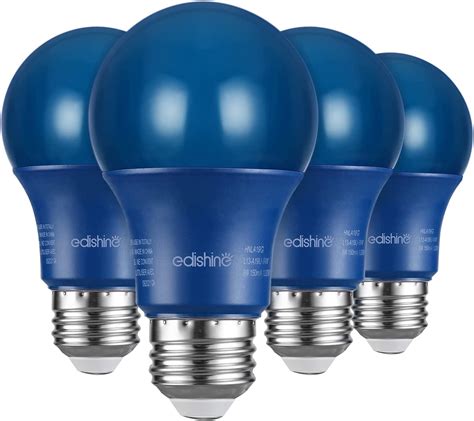 edishine blue light bulb  led light bulb blue led bulb  base   equivalent