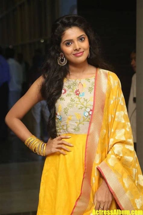 south indian actress shravya hot in yellow dress actress