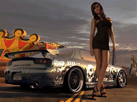 60 sexy cars and girls wallpaper and pictures