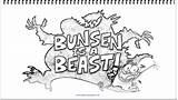 Coloring Bunsen Plus Google Twitter Beast sketch template