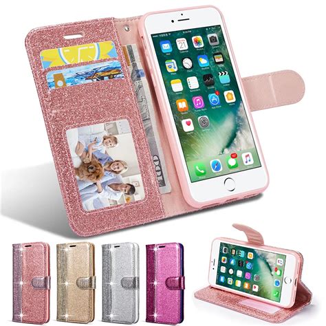 hoesje iphone   case leather luxury phone case  iphone   cases flip wallet cover