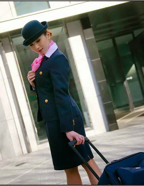 Beautiful Air Hostess Costume In Japan ~ World Stewardess