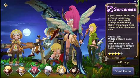 Dragon Nest M Character Selection Youtube