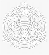 Shamrock Celtic Knot sketch template