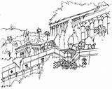 Hanging Sketch Babylon Gardens Tusch Rasmus จาก นท Uploaded User Drawings sketch template