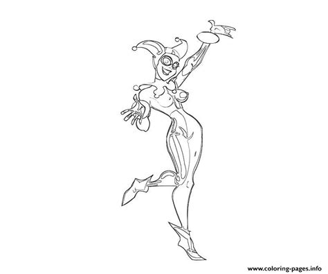 harley quinn coloring pages printable